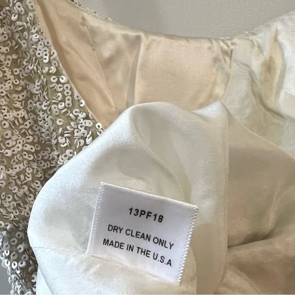 Markarian Veronica Sequined Dress White size 0 - Picture 13 of 14